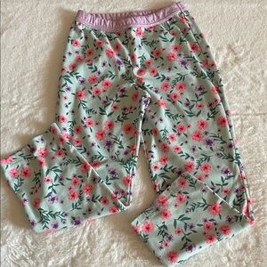 Carters Floral Kids Pajama Pants SZ 8